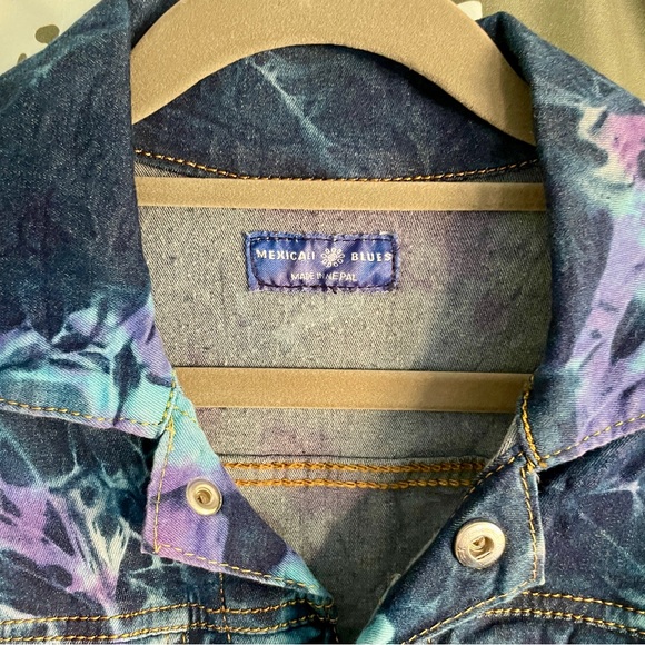 Mexicali Blues Tie-Dye Denim Jacket - Picture 6 of 6